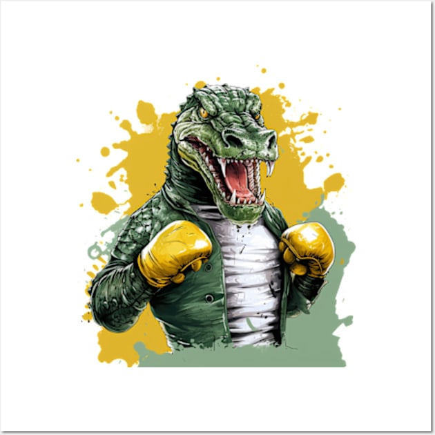 boxer crocodile Wall Art by boxermaniac